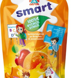 ΔΕΛΤΑ Smart 100% Φυσικός Χυμός Μήλο-Πορτοκάλι 200ml