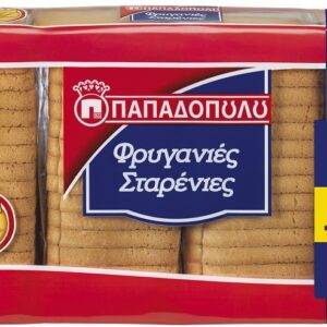 Παπαδοπούλου Φρυγανιές Σταρένιες 3+1 Δώρο -0,25€