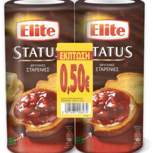Elite Status Φρυγανιές Σίτου 2x125gr -0,50€