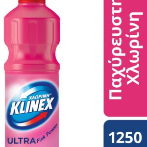 Klinex ΧΛΩΡΙΝΗ Ultra Protection Παχύρρευστη Pink Power 1250ml