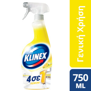 Klinex ΧΛΩΡΙΝΗ Spray 4 σε 1 Λεμόνι 750ml