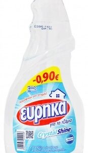 Εύρηκα Crystal Shine Υγρό Τζαμιών Ανταλλακτικό 750ml -0,90