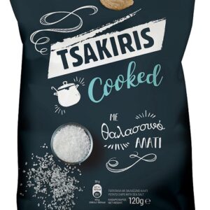 Tsakiris Cooked Με Θαλασσινό Αλάτι 120gr