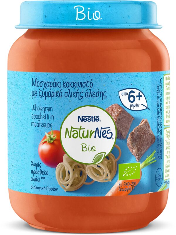 Naturnes Bio Βιολογικά Ζυμαρικά Σε Σάλτσα 190gr