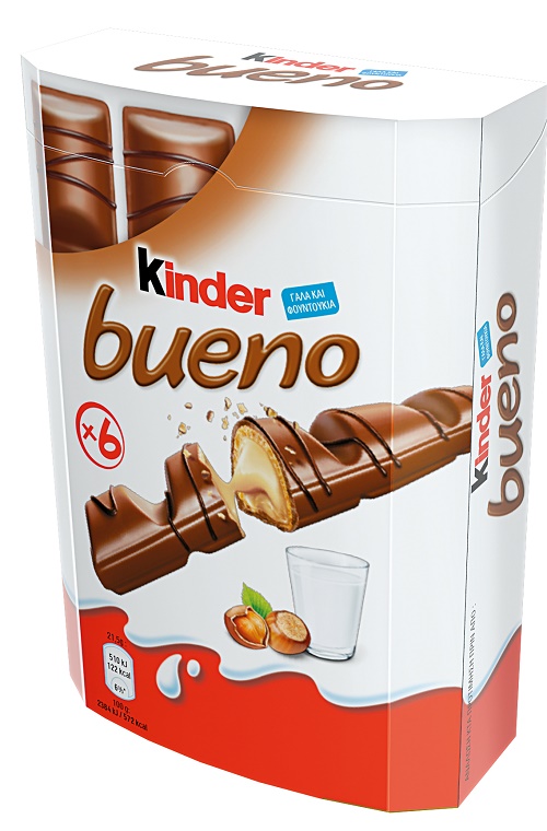 Ferrero Kinder Bueno 6τεμάχια 21.5gr
