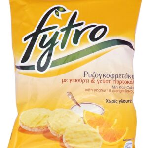 Fytro Ρυζογκοφρετάκια Με Γιαούρτι Πορτοκάλι Χωρίς Γλουτένη 60gr