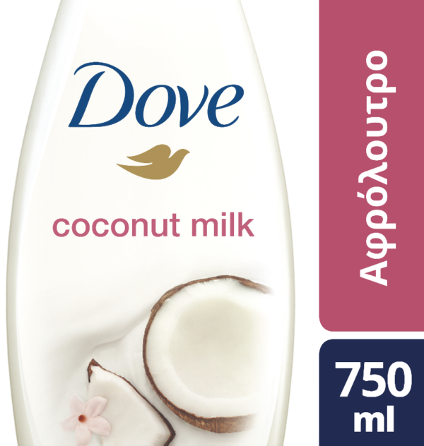 Dove Coconut Milk Αφρόλουτρο 750ml
