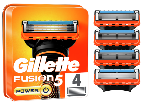 Gillette Fusion Power Ανταλλακτικά 4 τεμάχια