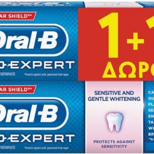 Oral B Pro Expert Sensitive & Whitenning Οδοντόκρεμα 75ml + 75ml Δώρο