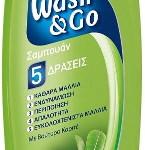 Wash & Go Σαμπουάν Κατά της Πιτυρίδας 700ml