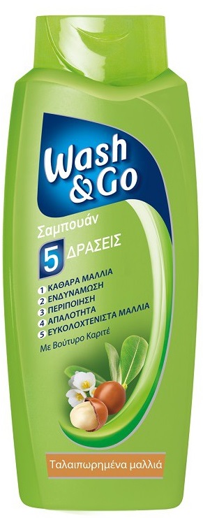 Wash & Go Σαμπουάν Κατά της Πιτυρίδας 700ml