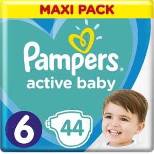 Pampers Πάνες Active Baby Maxi Pack(44τεμ) Νο6 (13-18kg)