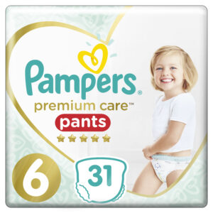 Pampers Πάνες Premium Care Pants Jumbo Pack (31τεμ) Νo6 (15+kg)