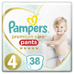 Pampers Πάνες Premium Care Pants Jumbo Pack (38τεμ) Νo4 (9-15kg)