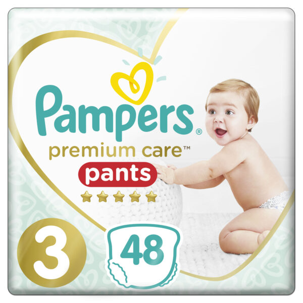 Pampers Πάνες Premium Care Pants Jumbo Pack (48τεμ) Νo3 (6-11kg)