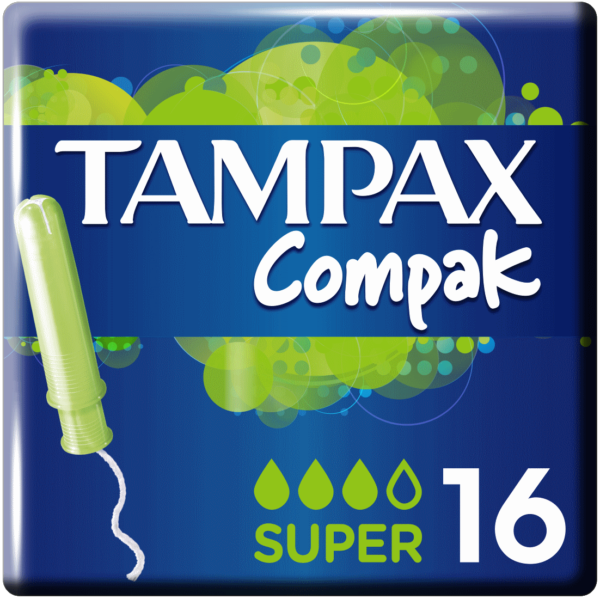 Tampax Compak Super Ταμπόν 16τεμάχια