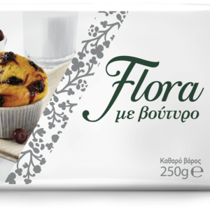 Flora Μαργαρίνη Με Βούτυρο 25% 250gr