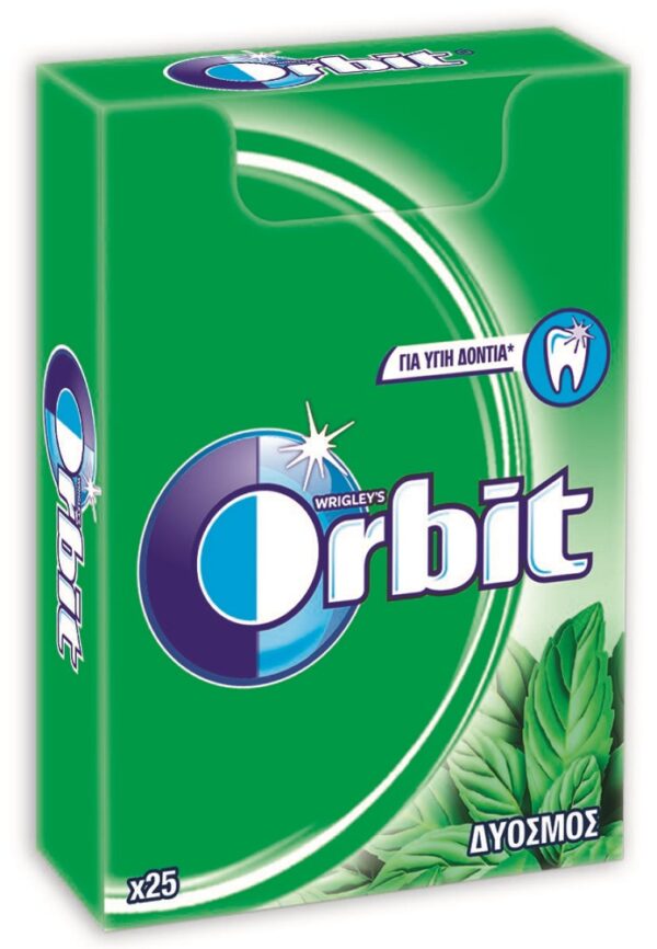 Orbit Τσίχλες Δυόσμος 25τεμ