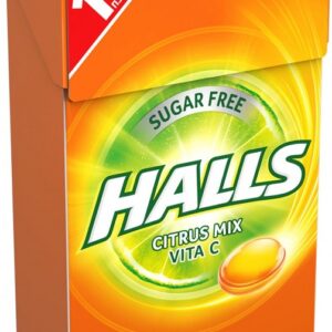 Halls Vita-C Καραμέλα Assorted Χωρίς Ζάχαρη 12τεμ