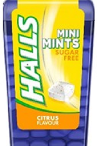 Halls Καραμέλες Mini MInts Κίτρο Χωρίς Ζάχαρη 12,5gr