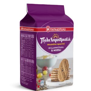 Παπαδοπούλου Μπισκότα Πολυδημητριακά Muesli 175gr