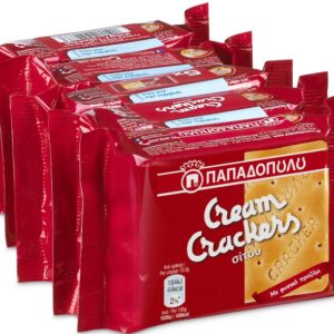 Παπαδοπούλου Cream Crackers Σίτου Fresh Packs 5x43gr