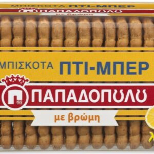 Παπαδοπούλου Μπισκότα Πτι Μπερ Με Βρώμη & Λεμόνι 155gr