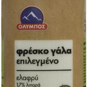 Όλυμπος Γάλα Φρέσκο Επιλεγμένο 1,7% Λιπαρά 1,5lt