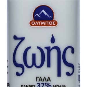 Όλυμπος Γάλα Ζωής Παστεριωμένο 3,7% 1lt