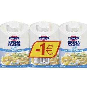 Φάγε Κρέμα Γάλακτος Light 3x200ml -1,00